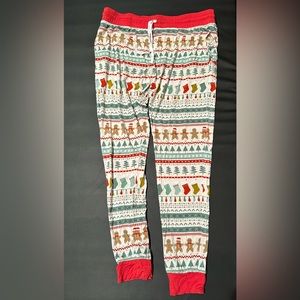 Little Sleepies women’s fair aisle holiday pajama bottoms, Medium, worn once